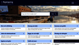 What Nykoping.se website looks like in 2024 