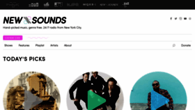 What Newsounds.org website looks like in 2024 
