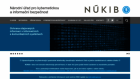 What Nukib.cz website looked like in 2024 (1 year ago)