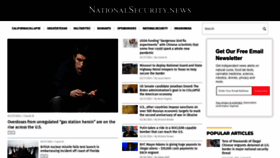 What Nationalsecurity.news website looks like in 2024 
