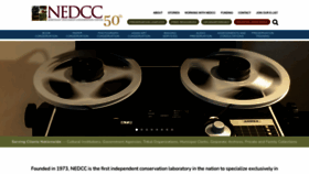 What Nedcc.org website looks like in 2024 