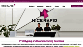 What Nicerapid.com website looks like in 2024 