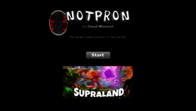 What Notpron.com website looks like in 2024 