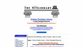 What Ntslibrary.com website looks like in 2024 