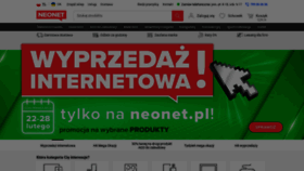 What Neonet.pl website looks like in 2024 