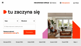 What Nieruchomosci-online.pl website looked like in 2024 (1 year ago)
