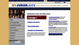 What Nyjuror.gov website looks like in 2024 