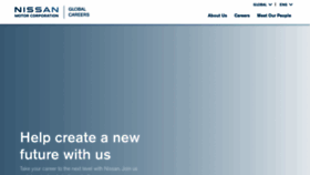 What Nissanmotor.jobs website looks like in 2024 