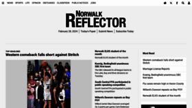What Norwalkreflector.com website looks like in 2024 