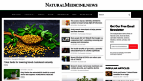 What Naturalmedicine.news website looks like in 2024 