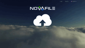 What Novafile.com website looks like in 2024 