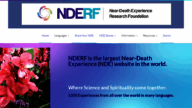 What Nderf.org website looks like in 2024 