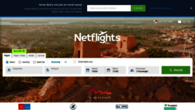 What Netflights.com website looks like in 2024 