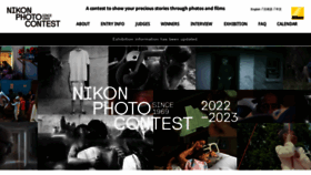 What Nikon-photocontest.com website looks like in 2024 