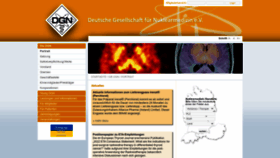 What Nuklearmedizin.de website looks like in 2024 