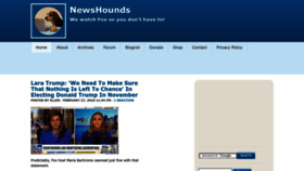 What Newshounds.us website looks like in 2024 