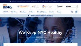 What Nychhc.org website looks like in 2024 