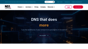 What Ns1.com website looks like in 2024 