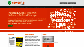 What Nexenta.com website looks like in 2024 