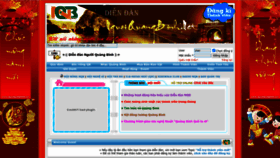 What Nguoiquangbinh.net website looks like in 2024 