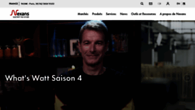 What Nexans.fr website looked like in 2024 (1 year ago)