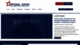 What Nationalcenter.org website looked like in 2024 (1 year ago)