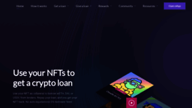What Nftfi.com website looks like in 2024 