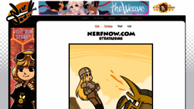 What Nerfnow.com website looks like in 2024 