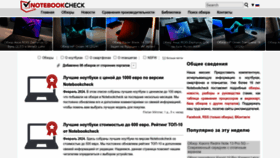 What Notebookcheck-ru.com website looks like in 2024 