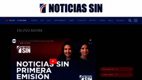 What Noticiassin.com website looks like in 2024 