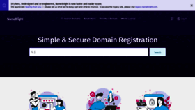 What Namebright.com website looks like in 2024 