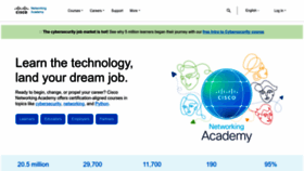 What Netacad.com website looks like in 2024 