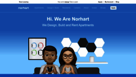 What Norhart.com website looks like in 2024 