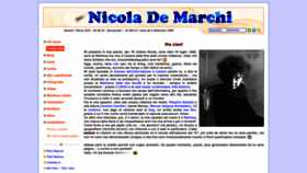 What Nicolademarchi.it website looks like in 2024 
