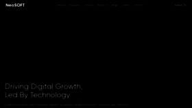 What Neosofttech.com website looks like in 2024 