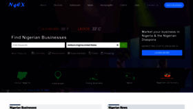 What Ngex.com website looked like in 2024 (1 year ago)