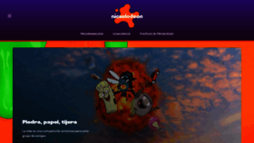 What Nickelodeon.es website looks like in 2024 