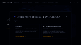 What Nttdata.com website looks like in 2024 