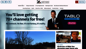 What Nbc26.com website looks like in 2024 