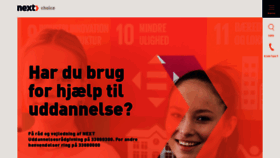 What Nextkbh.dk website looks like in 2024 