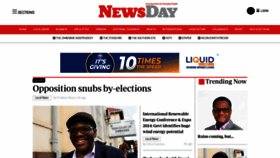 What Newsday.co.zw website looks like in 2024 