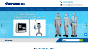 What Neptunusmedical.com website looks like in 2024 