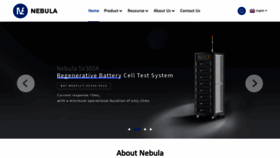 What Nebulaate.com website looked like in 2024 (1 year ago)