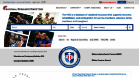 What Nationalresourcedirectory.gov website looks like in 2024 