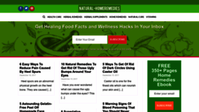 What Natural-homeremedies.com website looks like in 2024 
