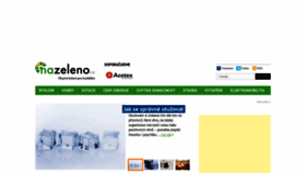 What Nazeleno.cz website looks like in 2024 