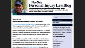 What Newyorkpersonalinjuryattorneyblog.com website looks like in 2024 