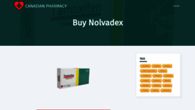 What Nolvadex2world.top website looks like in 2024 