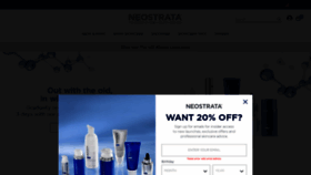 What Neostrata.com website looks like in 2024 