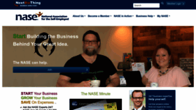 What Nase.org website looked like in 2024 (1 year ago)